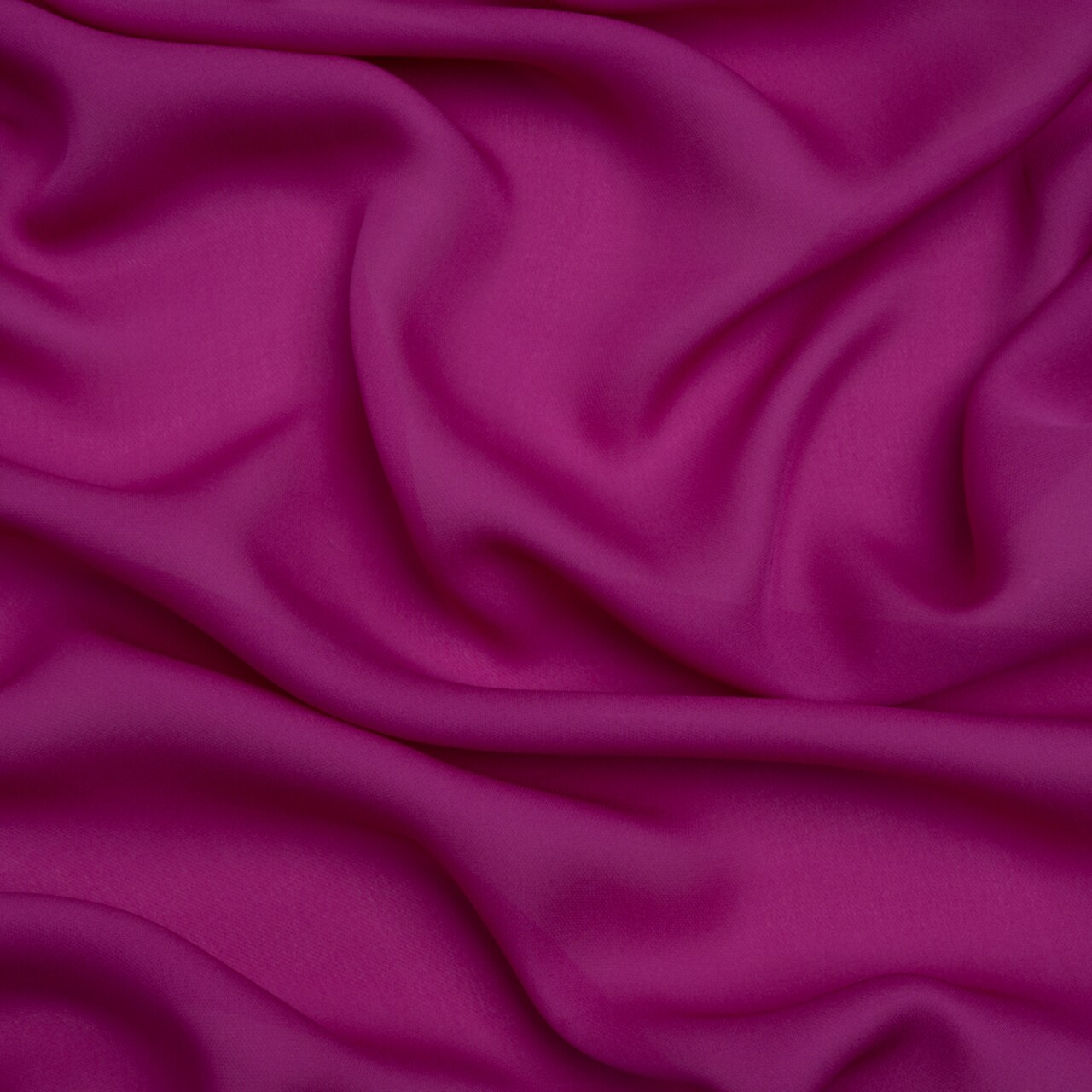 1 Yard Premium Lightweight Silk Double Georgette Fabric Sparkling Purple , 44 Inches Width